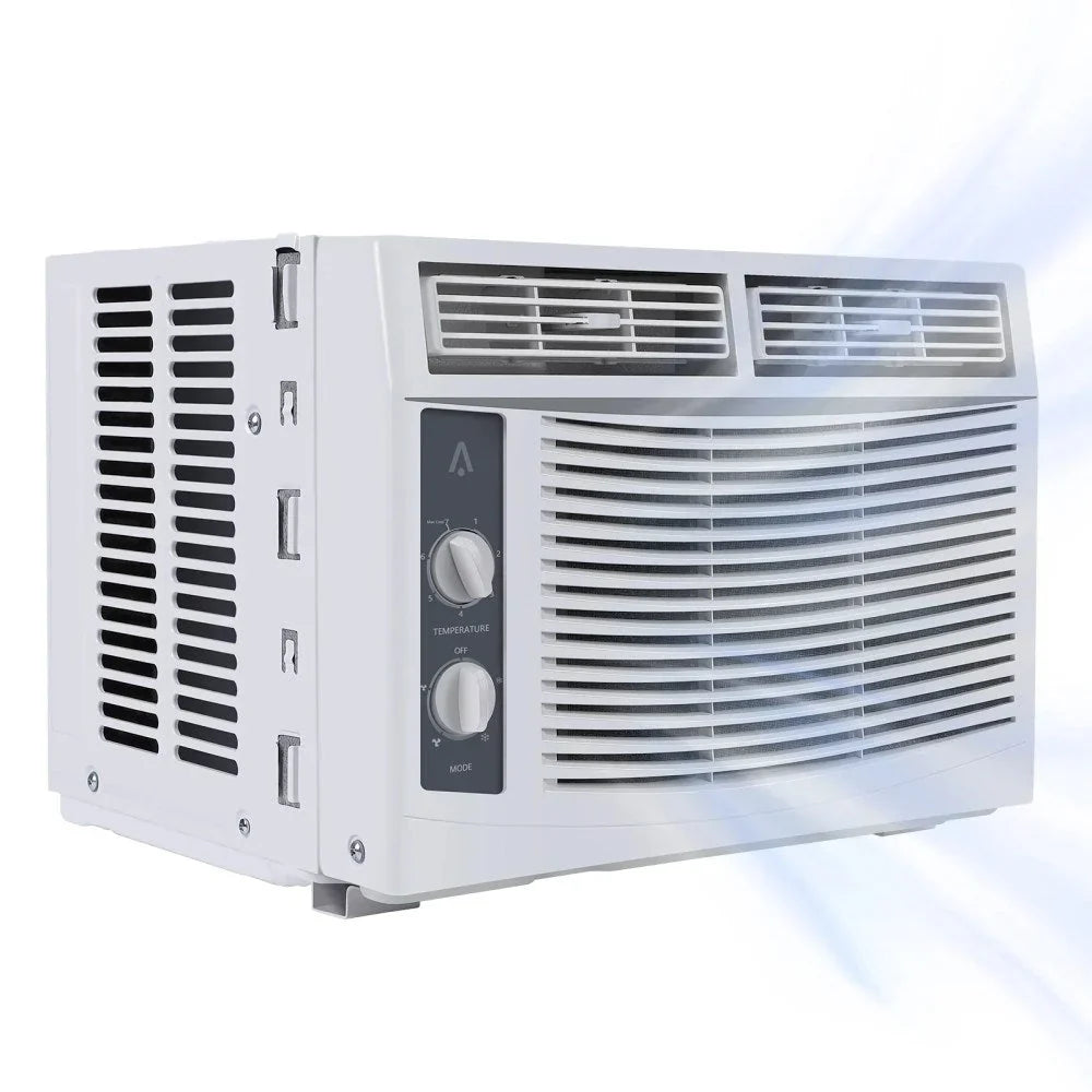 Garvee 5000 BTU Window Air Conditioner, Fast Cooling for Rooms up to 150 Sq. ft, Window Ac Unit with 7 Level Temperature Setting, White