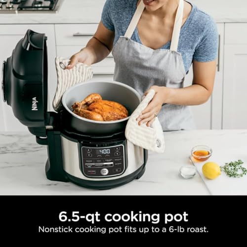 Ninja® Foodi® 10 in 1 6.5 Quart Pro Pressure Cooker Air Fryer Multicooker, Stainless, OS300: Home &amp; Kitchen