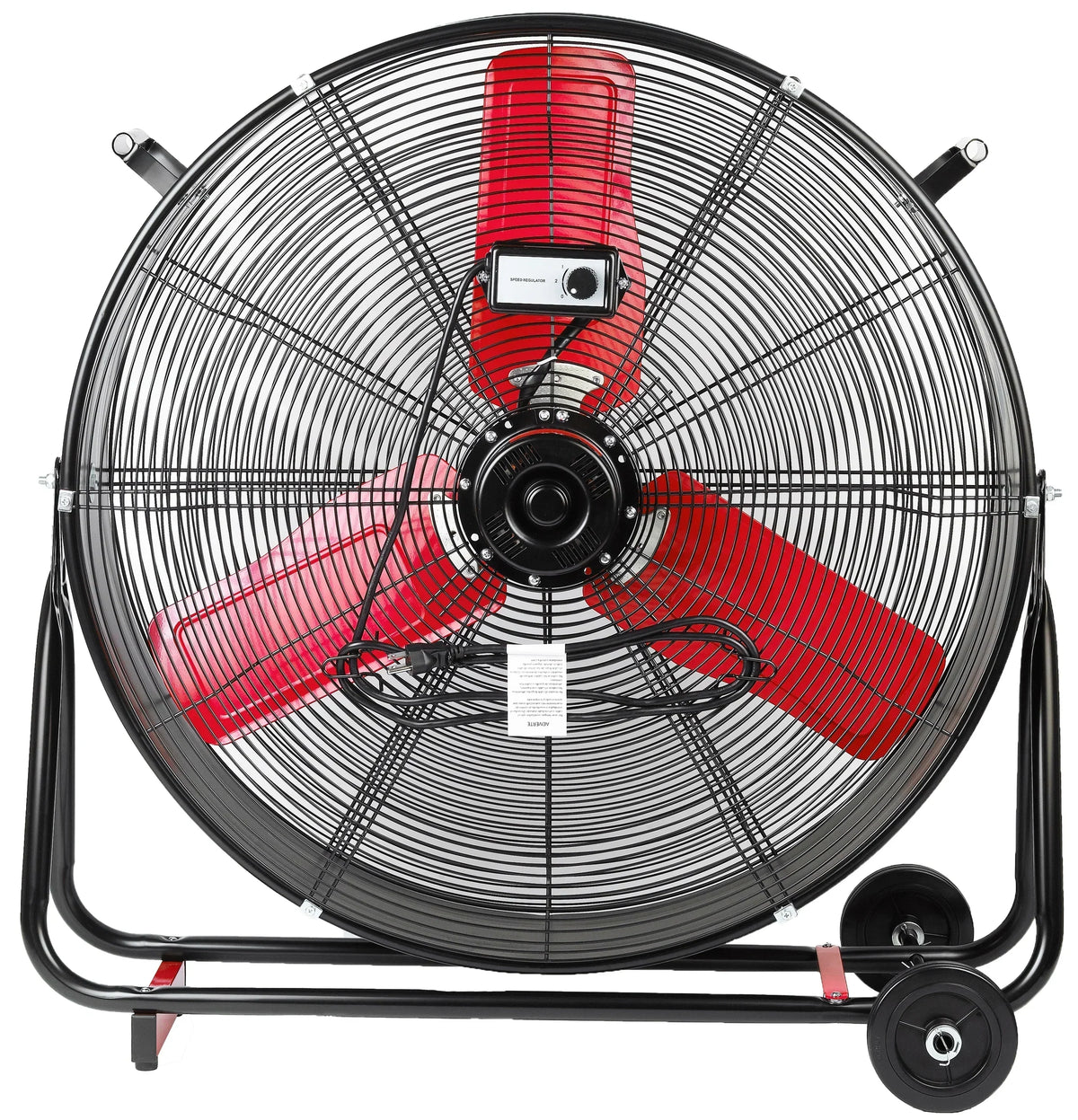 Hyper Tough New 30 inch High Velocity Tilted Drum Fan Red & Black
