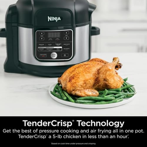 Ninja® Foodi® 10 in 1 6.5 Quart Pro Pressure Cooker Air Fryer Multicooker, Stainless, OS300: Home &amp; Kitchen