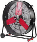 Hyper Tough New 30 inch High Velocity Tilted Drum Fan Red & Black
