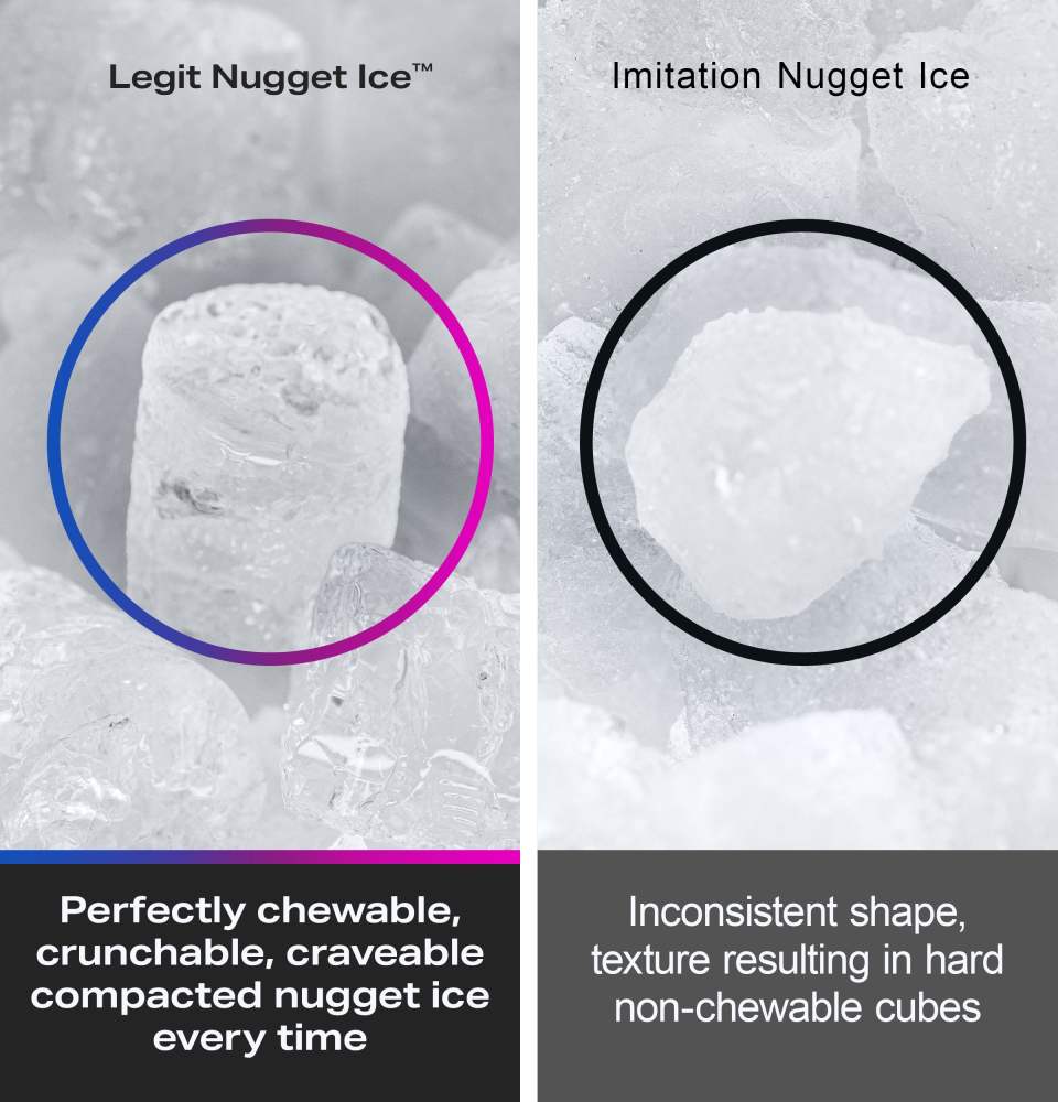 GE Profile Opal 2.0 Ultra Nugget Ice Maker with Scale Inhibiting Filter,Scoop Included,38 lbs in 24 Hours,Pellet Ice Machine with WiFi & Smart Connected,Stainless Steel